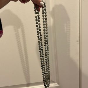 Long beaded necklace